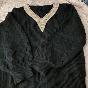 Black Knit Sweater